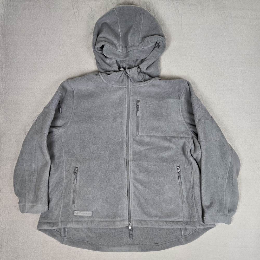 Bearskin Tactical Hoodie Womens 3XL 10-Pocket Microfleece Jacket Full Zip Heavy